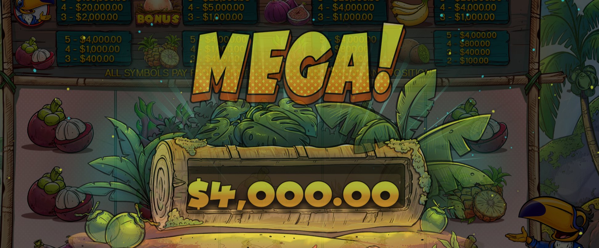 Tucanito Mega Win — victoria épica